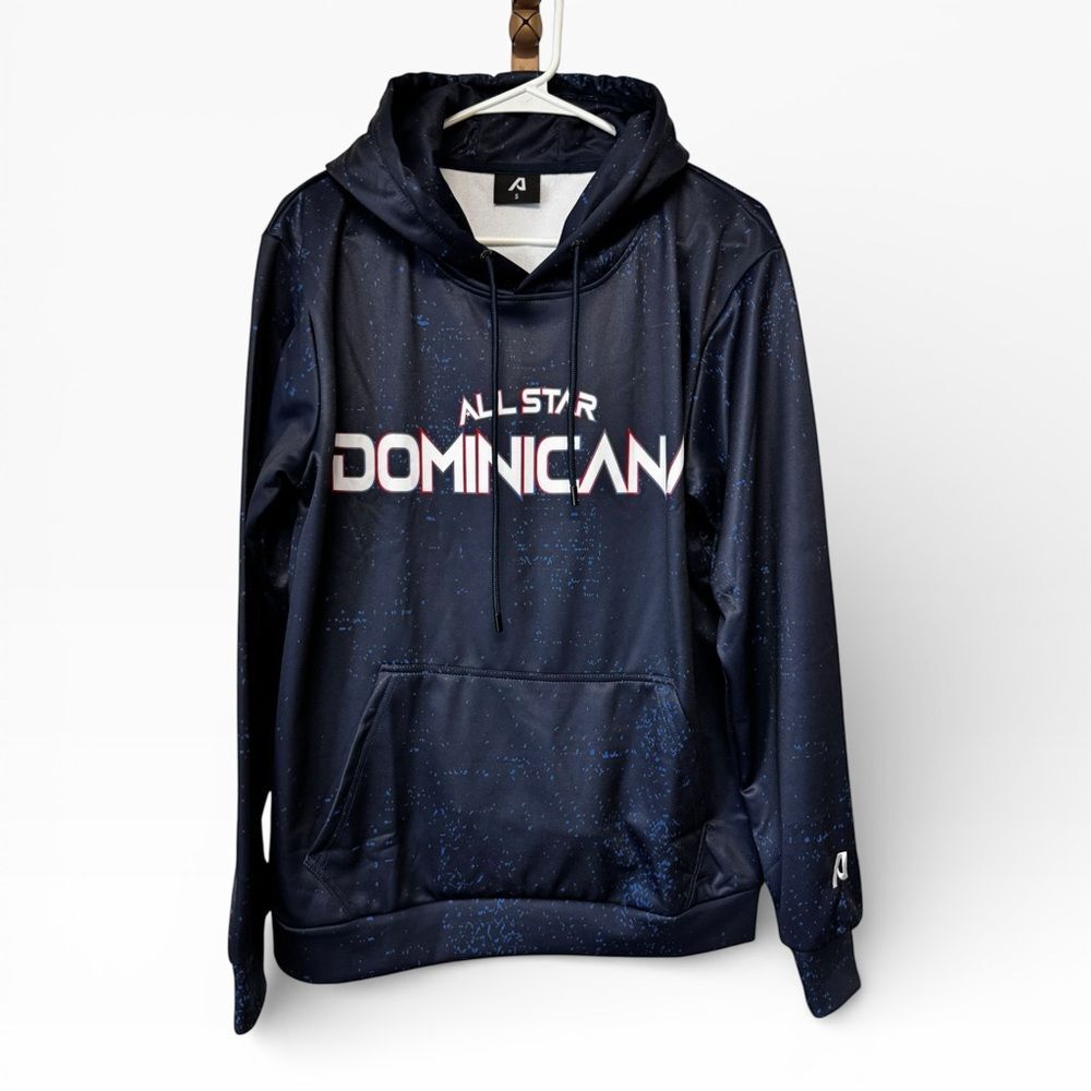Allstar Arrieta Women’s Dominicana Navy Hoodie Sweatshirt Small
